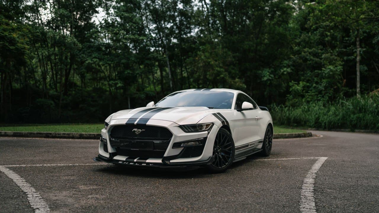 2022 Ford Mustang 2.3 EcoBoost available for sports car hire in Kuala Lumpur